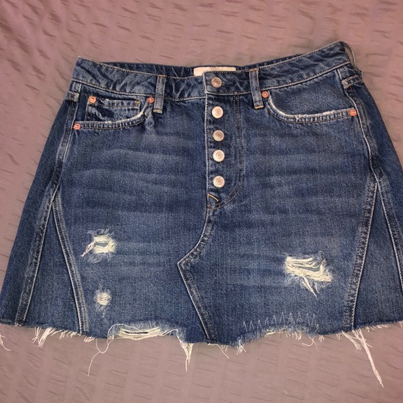 Free People Distress Skirt Size 29! - Picture 1 of 3